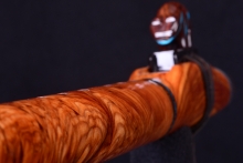 Western Red Cedar Burl Native American Flute, Minor, Mid F#-4, #H35J